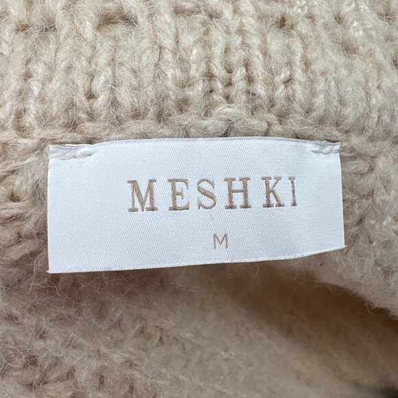 Meshki Cream Off-the-Shoulder Knit Sweater - Picture 12 of 12